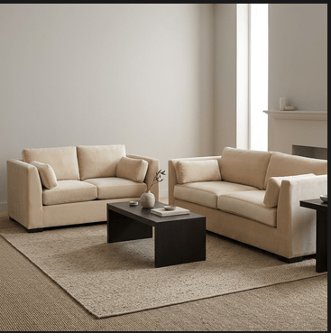 Canadian-made sofa and loveseat set available at Home Furniture Outlet in Windsor, Ontario.