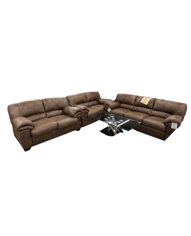 Bronson Sofa, Loveseat & Chair Set