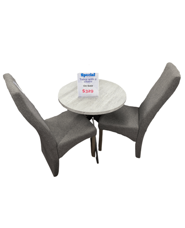 Milo Bistro Table Set with 2 Chairs