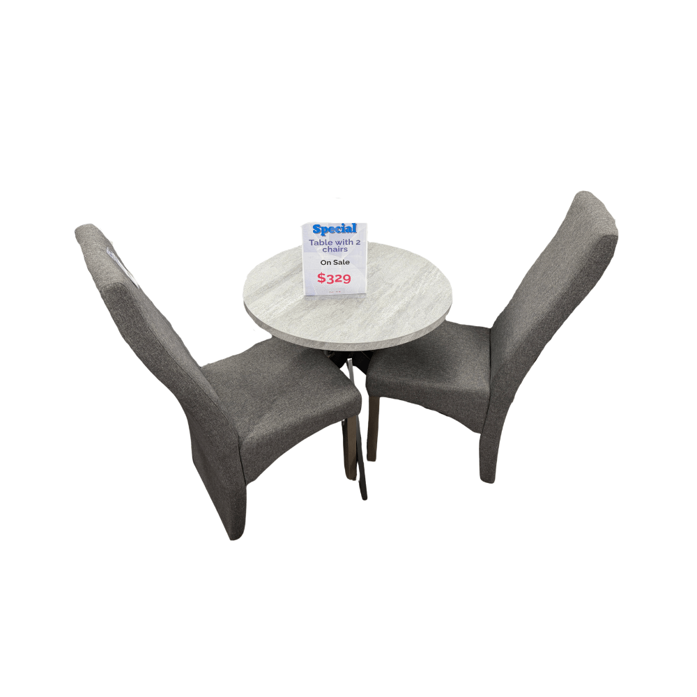 Milo Bistro Table Set with 2 Chairs