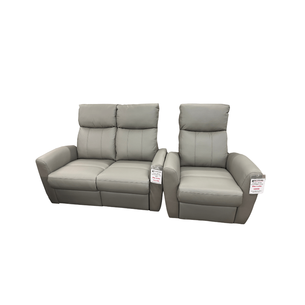Parks Leather Sofa Set