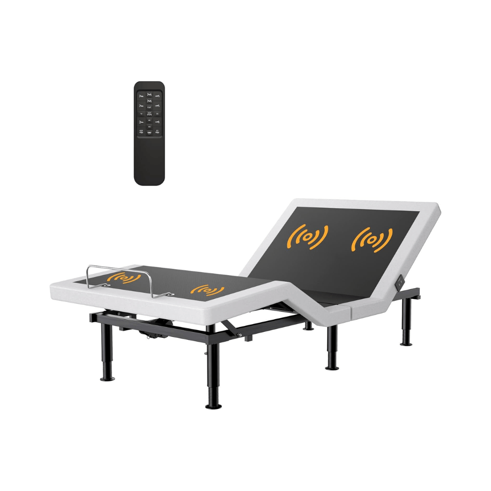 Twin XL Adjustable Bed Frame with Massage