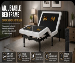 Sleep Better Every Night with a Premium Adjustable Bed Frame, XL