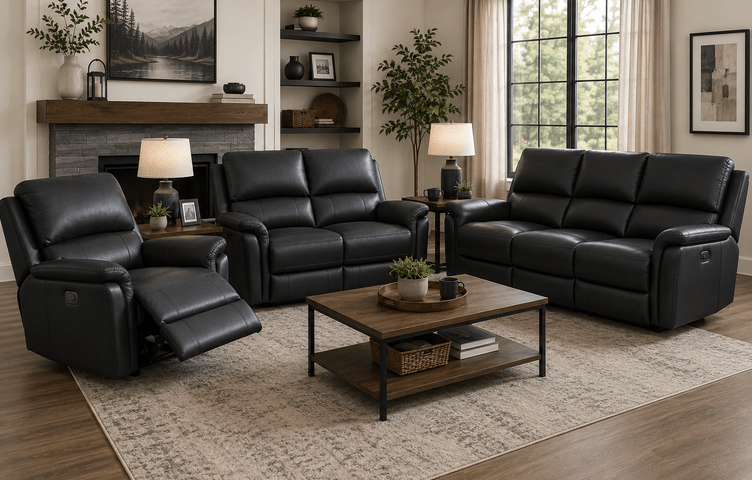 reclining sofa set