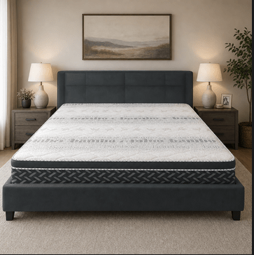 King Upholstered Platform Bed – Modern Style Meets Everyday Comfort