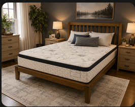 Queen Mattress and Platform Bed | Comfortable Sleep | Home Furniture Outlet Windsor