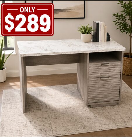 Modern Computer Desk with Storage | Home Furniture Outlet Windsor