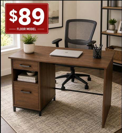 Modern Computer Desk with Storage | Home Furniture Outlet Windsor
