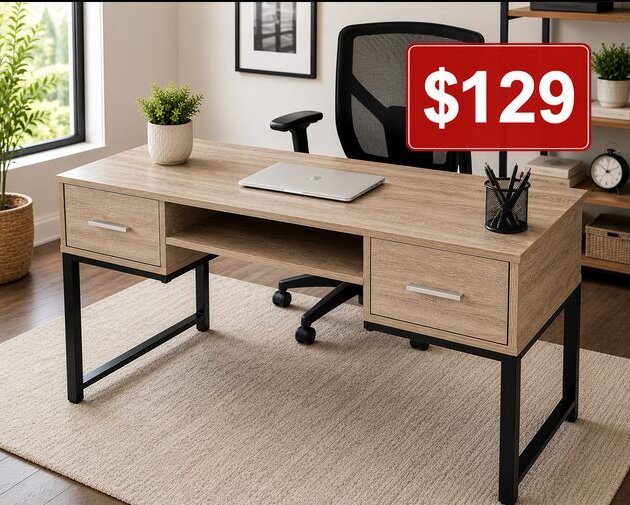 Modern Computer Desk with Storage | Home Furniture Outlet Windsor