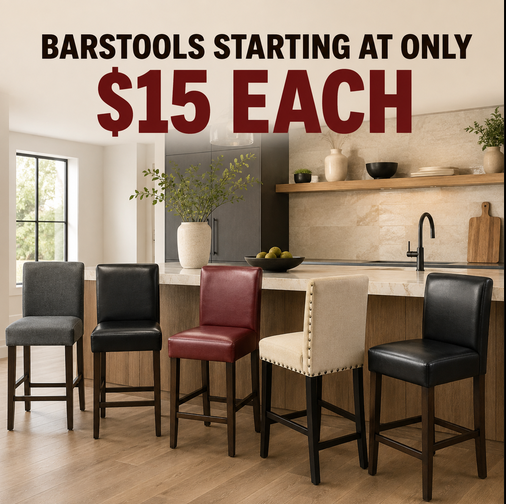 Barstools Starting at $15 | Home Furniture Outlet