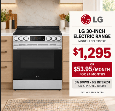 LG LSEL6333XE Electric Range in Windsor | $1,295