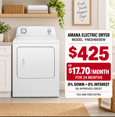 Amana YNED4655EW Electric Dryer in Windsor | $425