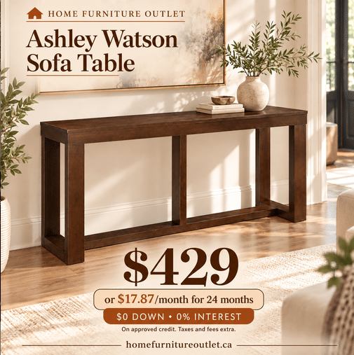 Ashley Watson Sofa Table Windsor | Home Furniture Outlet