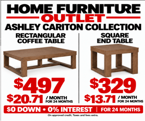 Ashley Cariton Coffee & End Tables Windsor | HFO