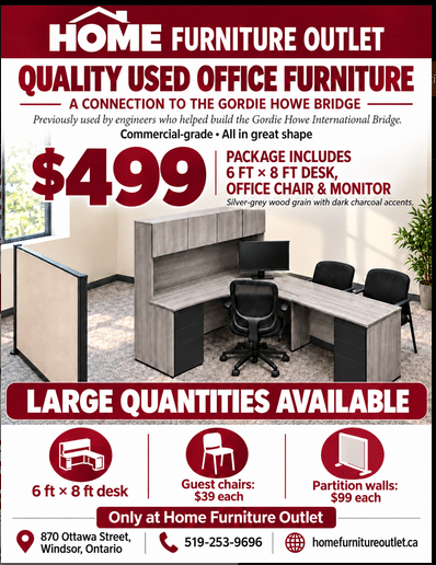 Used commercial Office Furniture Windsor | Home Furniture Outlet