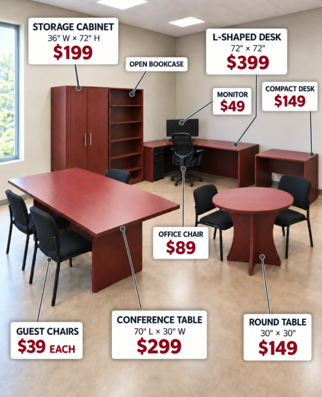 Quality Used Office Furniture in Windsor — Large Selection, Affordable Prices!